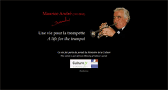 Desktop Screenshot of maurice-andre.fr